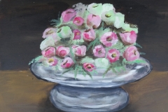 Blumenschale, Acryl 70 x 60 cm