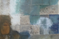 Im Quadrat, Acryl 60 x 50 cm