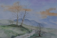 Frühling, Aquarell 40 x 30 cm