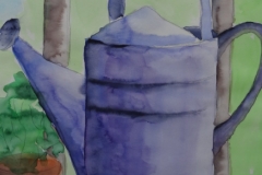 Gießkännchen, Aquarell 40 x 30 cm