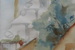 Landratsamt Ehingen, Aquarell 40 x 30 cm